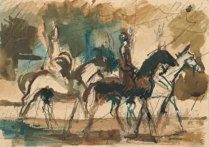 Art Gallery Prints: Study For The Riders