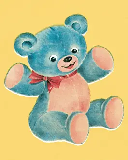 Illustrati Prints: Stuffed bear
