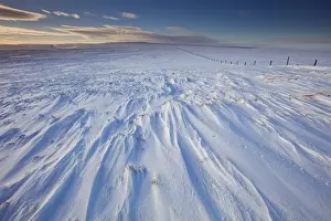 Stunning Winter Wonderland Landscape Photograph in the North Pennines in Northern England