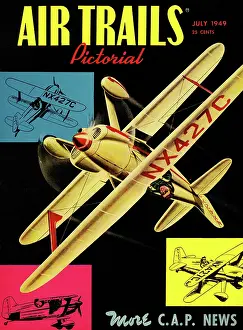 Magazine Prints: Stunt Flying Pilot upside down
