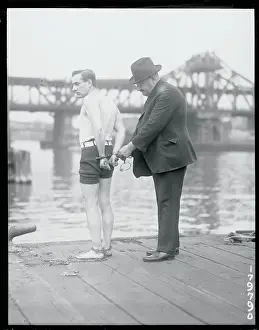Secrecy Prints: Stunt Man Being Handcuffed