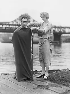 Secrecy Prints: Stunt Man Being Zipped in Bag