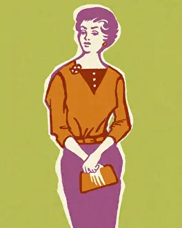 Businesswoman Prints: Stylish Lady