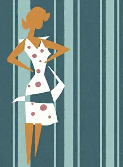Polka Dot Prints: Stylish Woman