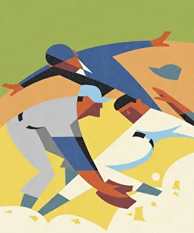 Stylized Baseball Game