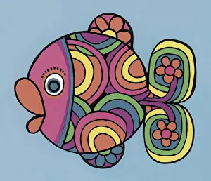 Illustration And Prints: Stylized Fish
