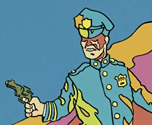 Crime Gallery: Stylized Policeman