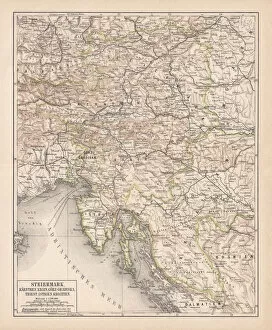 Images Dated 19th June 2015: Styria, lithograph, published in 1878