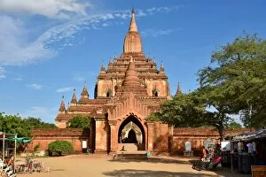 Images Dated 17th November 2015: Su La Ma Ni Pahto terracotta Temple, Bagan, unesco ruins Myanmar. Asia