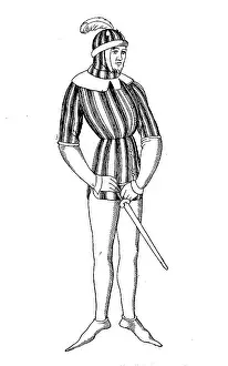 Folkloric Prints: Sublime male traditional costume with bright colours and gugel