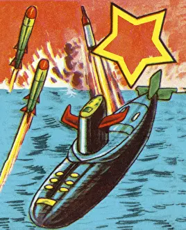 Demolished Prints: Submarine Attack