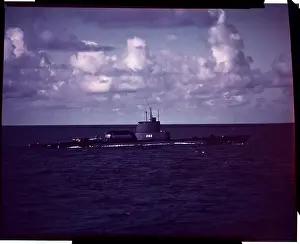 Submarine Floating in Waters