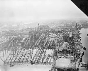 Hamburg Prints: Submarines Lying in Ruins
