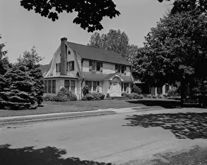 Suburbs Prints: Suburban house exterior