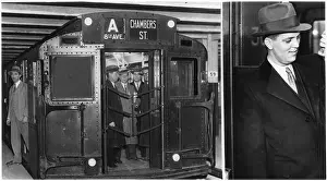 Subway Car Prints: Subway Grand Opening - First Ride