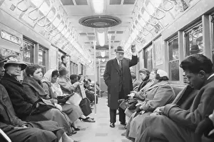 Subway Prints: Subway Patrons Adjust to New Lighting