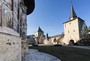 Images Dated 2nd December 2011: Sucevita Monastery, Bucovina, Romania