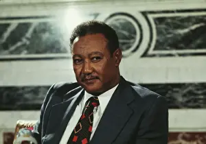 Sudanese President Jaafar Nimeiry