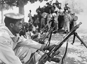 Khartoum Prints: Sudanese Soldiers with Rifles