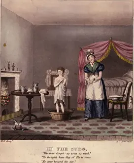 Rischgitz Collection Prints: In The Suds