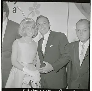 James B Prints: Sue Lyon with Gene Kelly and James B Harris