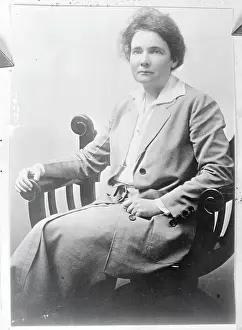 Prints of (Original Caption). Portrait of Miss Anne Matin, sufragette of Reno, Nevada Voices of Liberty: Suffragettes in Action: Suffragette Miss Anne Martin