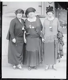 Suffragette Women Attending Convention