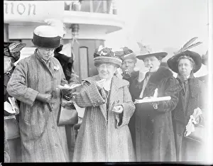 Suffragist Eating Birthday Cake