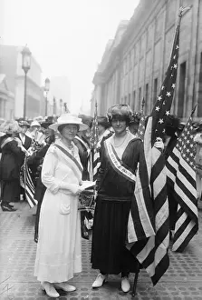 Rally Prints: Suffragists Blair and Vanderlip