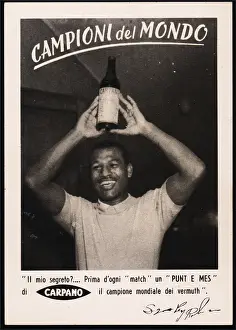 Postcard Prints: Sugar Ray Robinson Promotes Carpano Vermouth