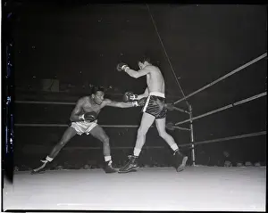 Sugar Ray Robinson Punching Paul Pender