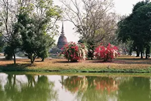 Travel Tourism Vacations Prints: Sukhothai Historical Park, Thailand, UNESCO World Heritage Site