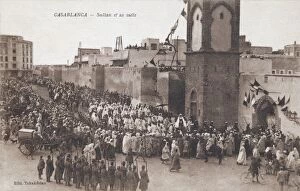 Sultan In Procession