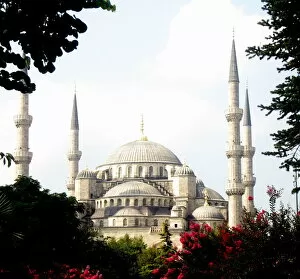 Images Dated 12th August 2008: Sultanahmet, Blue Mosque, Istanbul, Turkey