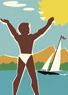 Facial Prints: Summertime at the Lake