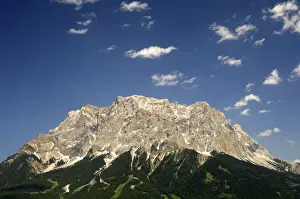 Summits Prints: The summit of Mt. Zugspitze, Ehrwald, Wettersteingebirge mountain, Tyrol, Austria, Europe