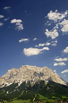 Summits Prints: The summit of Mt. Zugspitze, Ehrwald, Wettersteingebirge mountain, Tyrol, Austria, Europe