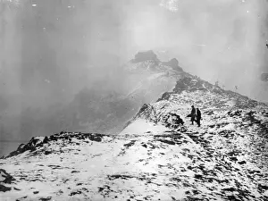 Wales Black Prints: Summit Of Snowdon