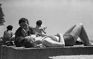 Sunbathing