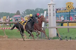 Sunday Silence Winning Preakness Race