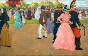 Stylish Prints: Sunday Stroll in the Bois de Boulogne