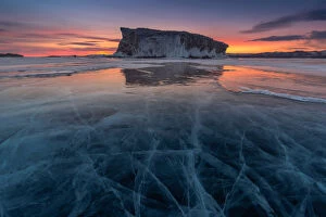 Images Dated 19th March 2015: Sunrise at Baikal lake