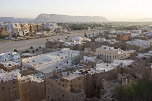 Adobe Collection: Sunrise in the city of Shibam