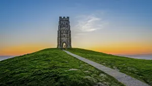 Sunrise on Glastonbury Tor