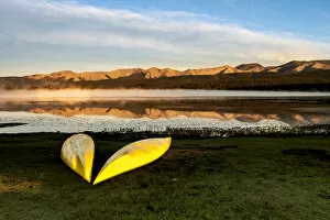 Images Dated 29th July 2014: Sunrise at Lake Hovsgol, Mongolia