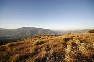 Sierra Prints: Sunrise at Orgiva, Alpujarra, Sierra Nevada, Spain, Europe