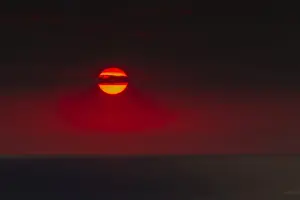 Morning Sun Prints: Sunrise over the sea, Rugen Island, Mecklenburg-Western Pomerania, Germany