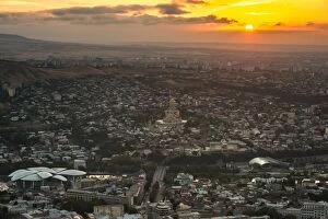 Images Dated 16th September 2015: Sunrise at Tbilisi, Georgia
