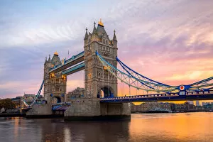 Sunrise, Tower Bridge, River Thames, London