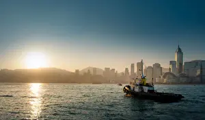 Sunrise at Victoria harbor